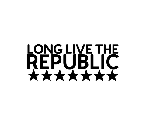 Long Live the Republic Decal