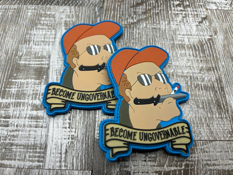 Become Ungovernable- PVC Patch (bin 75 )