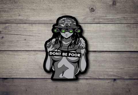 “DBP v.1" Sticker Don't Be Poor