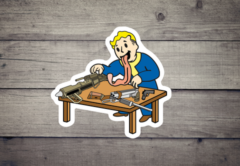 Gun Nut Fallout - Sticker