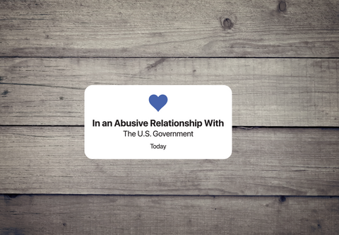 In An Abusive Relationship - Sticker