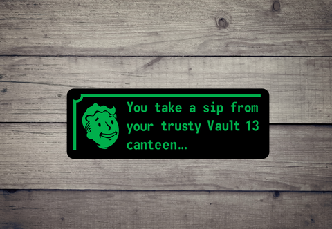 Vault 13 Canteen - Sticker