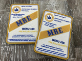 "MRE" PVC Patch (bin 32)