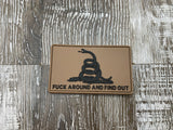 “Fuck Around and Find Out” PVC patch (bin 22)