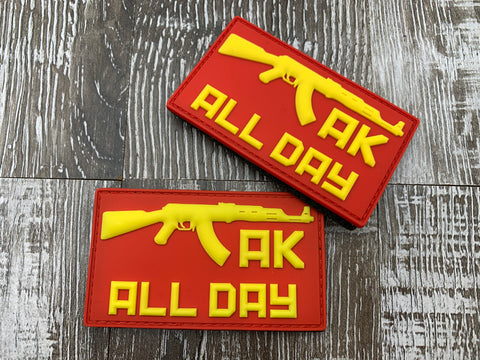 “AK All Day” PVC patch (bin 68)
