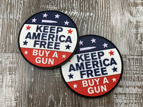 "Keep America Free" PVC Patch (bin 98)