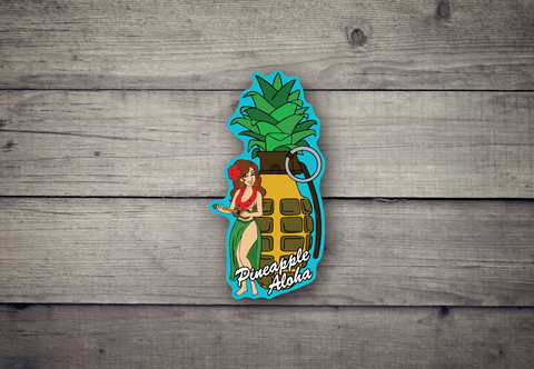 Pineapple Aloha - Sticker