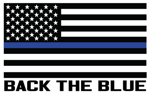 "Back the Blue" TBL Decal