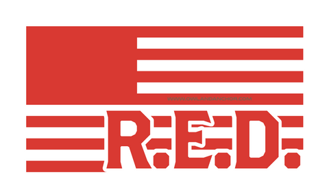 "R.E.D. Flag" Decal