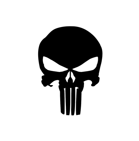 "Punisher"  Decal