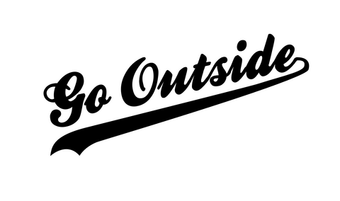 "Go Outside"  Decal
