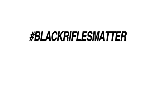 "#BLACKRIFLESMATTER"  Decal