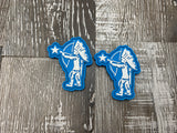 “Star and Bow” PVC patch (bin 47)