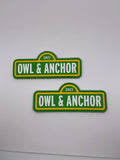 Owl & Anchor PVC Patch