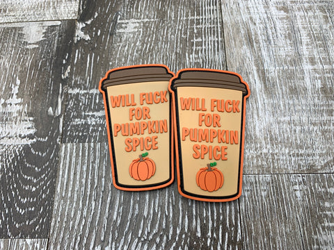 “Pumpkin Spicy"  PVC Patch (bin )